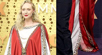 jesus vs fjesus gucci flops|Divine Gwendoline Christie in a Gucci Jesus Dress and Gold .